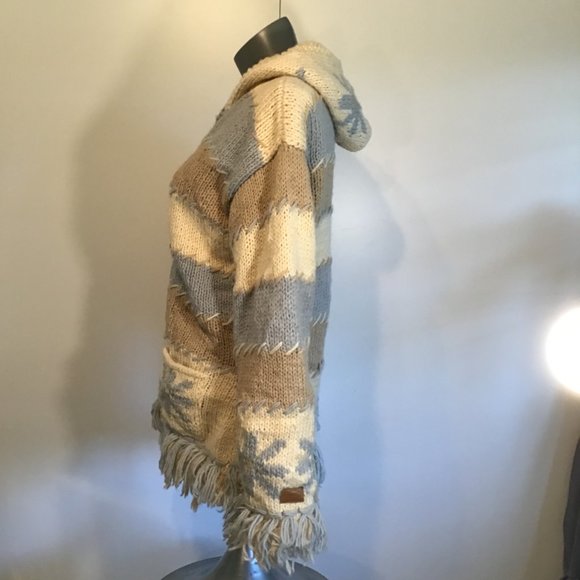 Kyber Outerwear Hooded Wool Shacket Size M - Picture 4 of 12